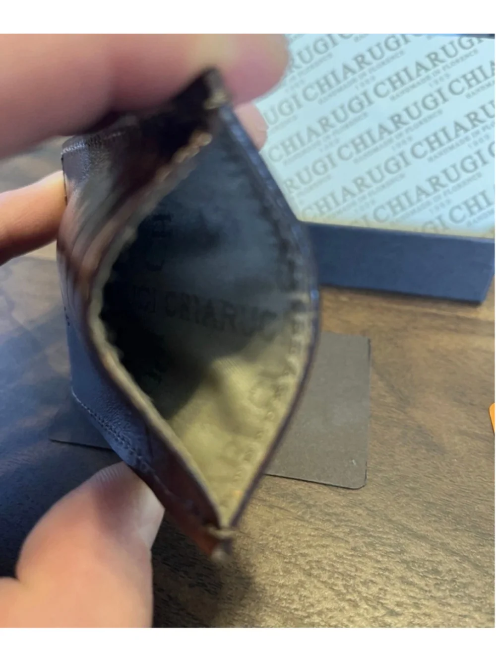 NEW Chiarugi Men’s Wallet- AUTHENTIC Purchased In Italy